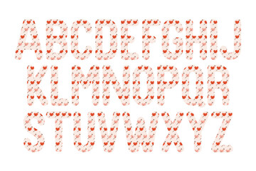 Versatile Collection of Romance Alphabet Letters for Various Uses