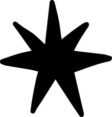Star doodle. hand drawn stars. Scribble illustrations. simple and cute.