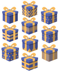 set of gift boxes