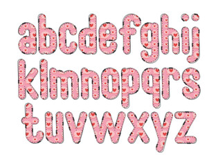 Versatile Collection of Love Chat Alphabet Letters for Various Uses