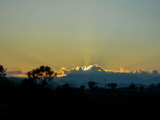 A humid evergreen forest in Nan Province, Thailand.