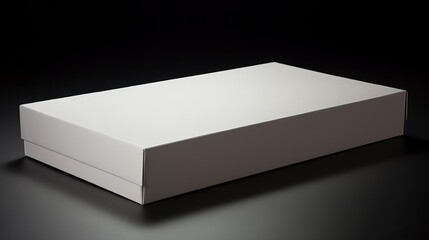 Empty white box for subscription concept in soft light - obrazy, fototapety, plakaty