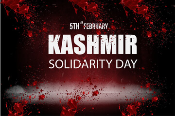 Kashmir solidarity day poster design, celebration poster design, freedom background design, 