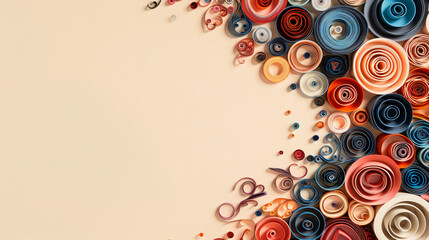 Various quilling papers