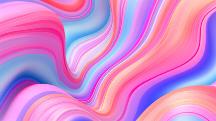 Obraz premium Abstract background with waves. 3D solid fluid holographic.
