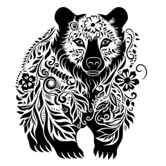 Bear clipart, valentine day, valentine clipart, cute bear svg, animal svg, animal eps, animal clipart, jungle png, tiger, animal, vector, tattoo, head, cat, wild, illustration, mammal, bear, logo, des