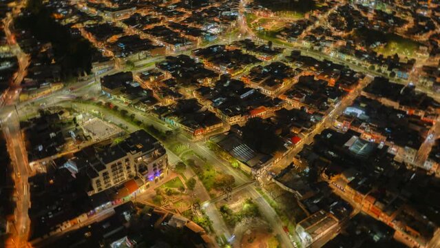 Kolumbien Bogotá Drohnenflug Hyperlapse