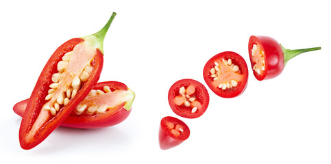 Fresh organic pepper isolated