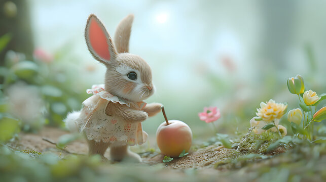 Miniature Bunny Rabbit