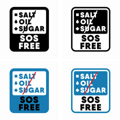 SOS Free vector information sign