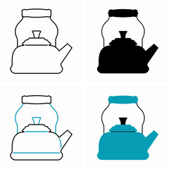 Kettle For Gas Stove vector object