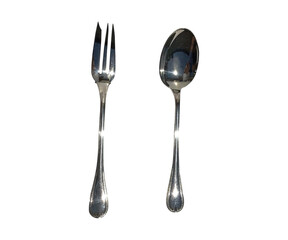 Image of Classic Vintage Spoon and Fork