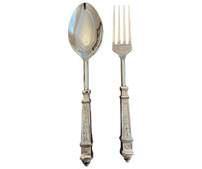Image of Classic Vintage Spoon and Fork