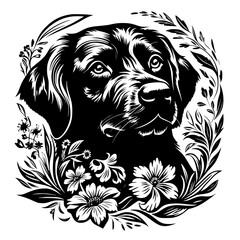 dog silhouette, dog png, dog svg, dog vector, tiger, animal, vector, head, tattoo, cat, wild, illustration, dog, lion, mammal, drawing, face, art, logo, design, black, tribal, silhouette, animals, wil