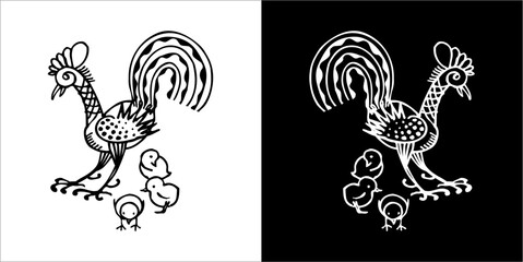Fototapeta premium Illustration vector graphics of ChildDarling icon