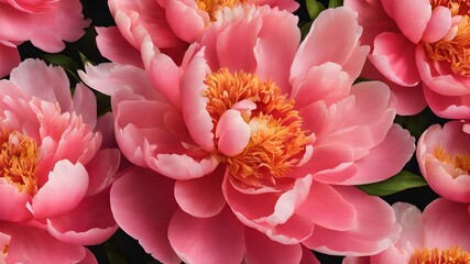 close up image of a bouquet of pink peonies. For Valentine's Day and International Women's Day on March 8th.