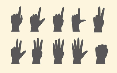 hand gestures set