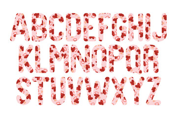 Versatile Collection of Sweet Alphabet Letters for Various Uses