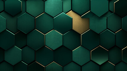 Abstract box background color green with flat texture for background, banner, Generative Ai