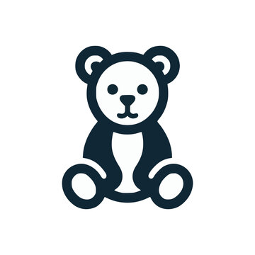 recommend clip art: teddy bear logo vector illustration template design