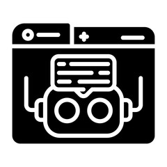 Chatbot Vector Icon