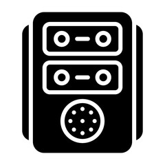 Pc Tower Vector Icon