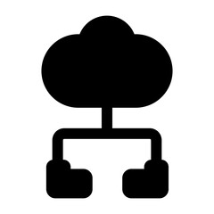 Cloud Computing Vector Icon