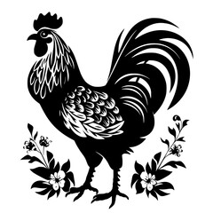 rooster png, rooster svg, rooster vector, rooster silhouette, eps, png, jpg, svg, rooster, chicken, bird, vector, cartoon, illustration, farm, animal, hen, poultry, silhouette, cockerel, animals