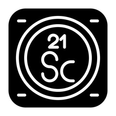 Chemical Element Vector Icon