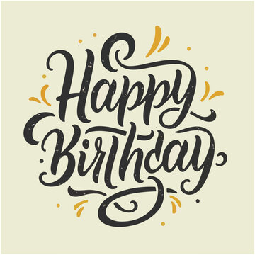 happy birthday typography , happy birthday lettering , happy birthday inscription , happy birthday calligraphy , happy birthday