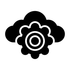 Cloud Computing Vector Icon