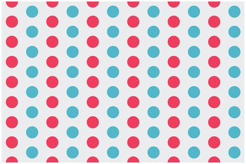 Dot red and blue on white background