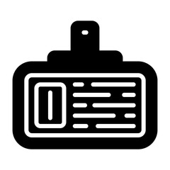 Id Card Vector Icon