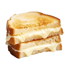 Toast sandwich with cheese clip art