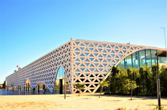 Kenitra Train Station for the High Speed Train (TGV) with outstanding architecture, linking Tanger to Casablanca passing from Rabat