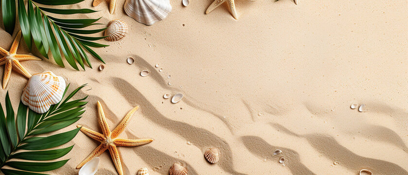 sand wallpaper with empty copy space, a summer, holiday theme