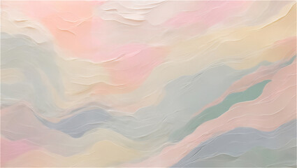 Abstract Pastel Painting With Textured Brushstrokes Capturing Light and Shade