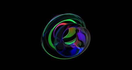 abstract background, 3D glass, or 3D glow wallpaper, 3D rendering