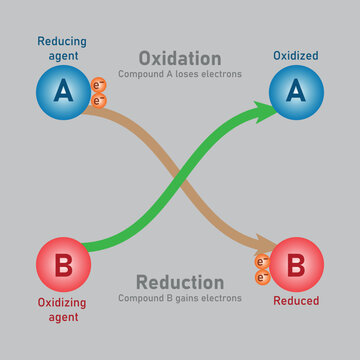 Oxidation and reduction reaction. Reducing agent and oxidizing agent. Redox reaction. Scientific resources for teachers and students.