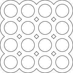 Set of geometric linear icons