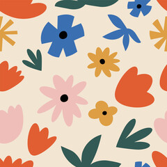 Vector illustration set of ink floral posters with different flowers and vases. Art for prints, wall art, banner, and background