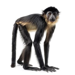 Obraz premium standing side view isolated on white background, photo realistic.