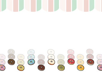 ドーナツのフレーム