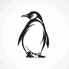 Obraz premium penguin illustration logo