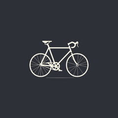 Fototapeta premium bicycle minimalist logo