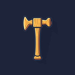 graphic logo of hammer