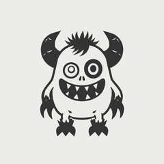 Cartoon Monster Logo