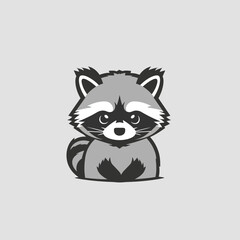 Raccoon Logo Animal