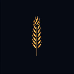 Wheat Logo Minimalist