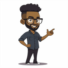 Black Male Presenter presenting 92